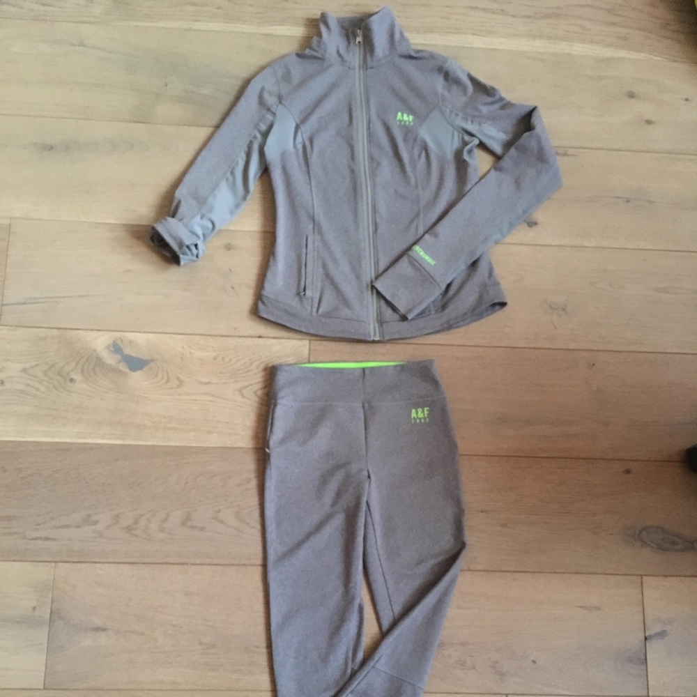 Abercrombie 2 Pc Jacket Leggings Outfit Set XS